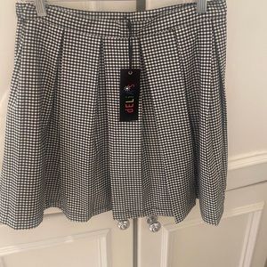 Dolls kill pleated striped tennis skirt